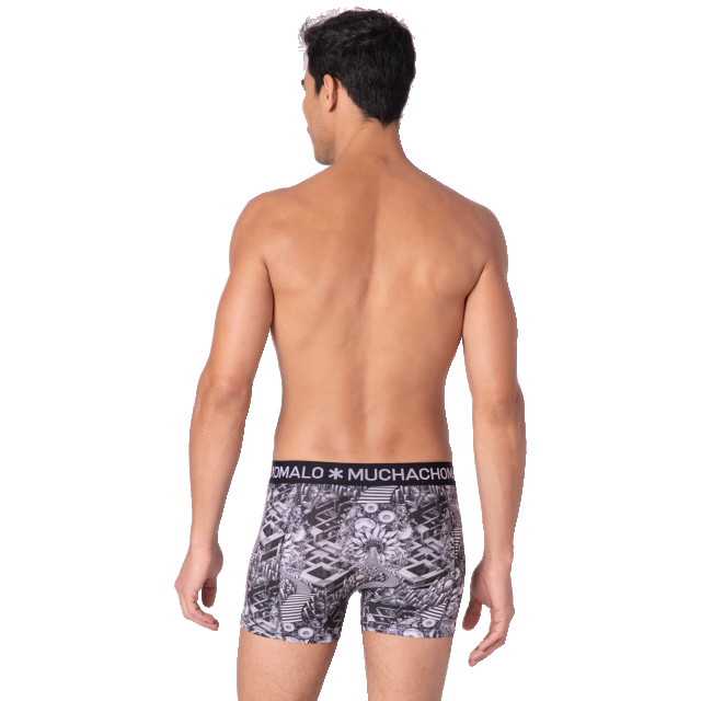 Muchachomalo Heren 12-pack boxershorts print/effen U-GOLDEN1010-13 large