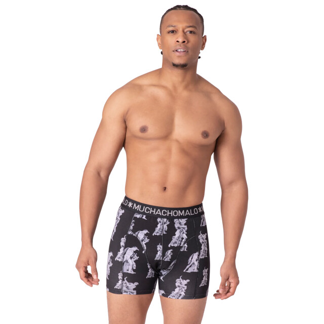 Muchachomalo Heren 6-pack boxershorts print/effen U-OUTLT1010-200 large