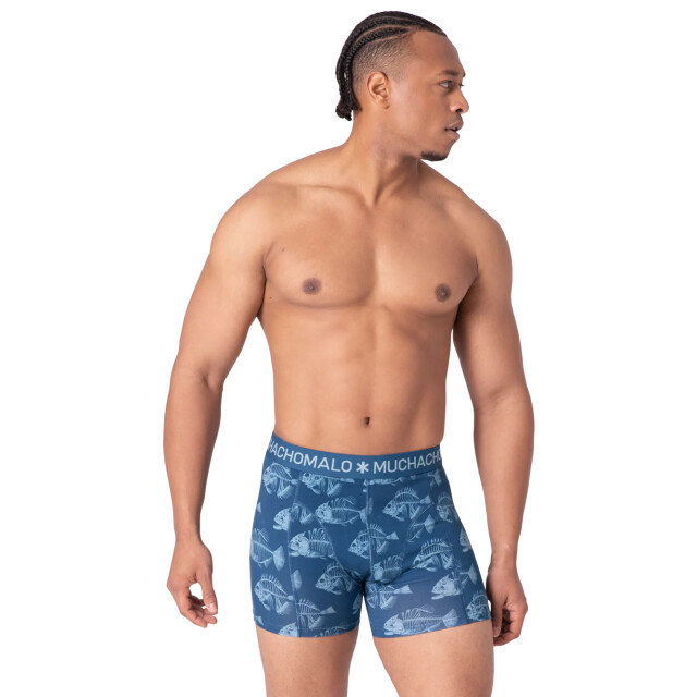 Muchachomalo Heren 6-pack boxershorts print/effen U-OUTLT1010-200 large