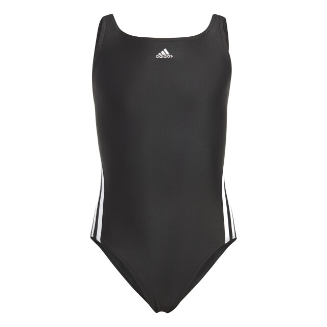 Adidas Badpak meisjes IB6009 3S SWIMSUIT,BLACK/WHITE large