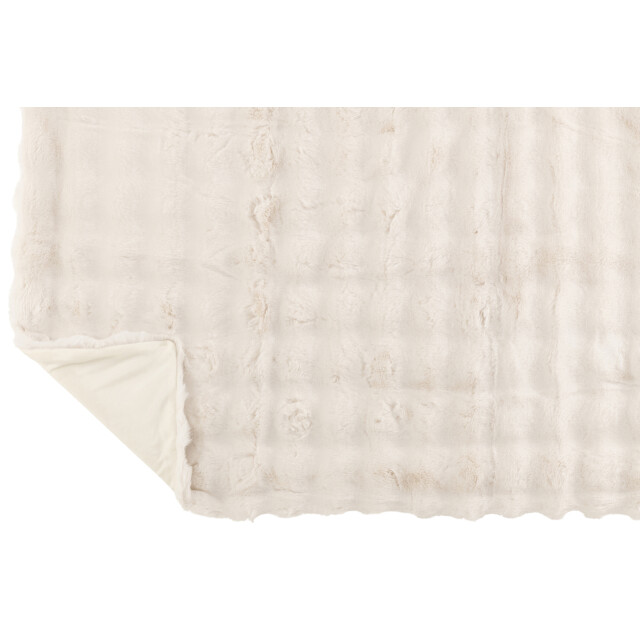 J-Line plaid wave polyester 180x130x2cm 3002448 large