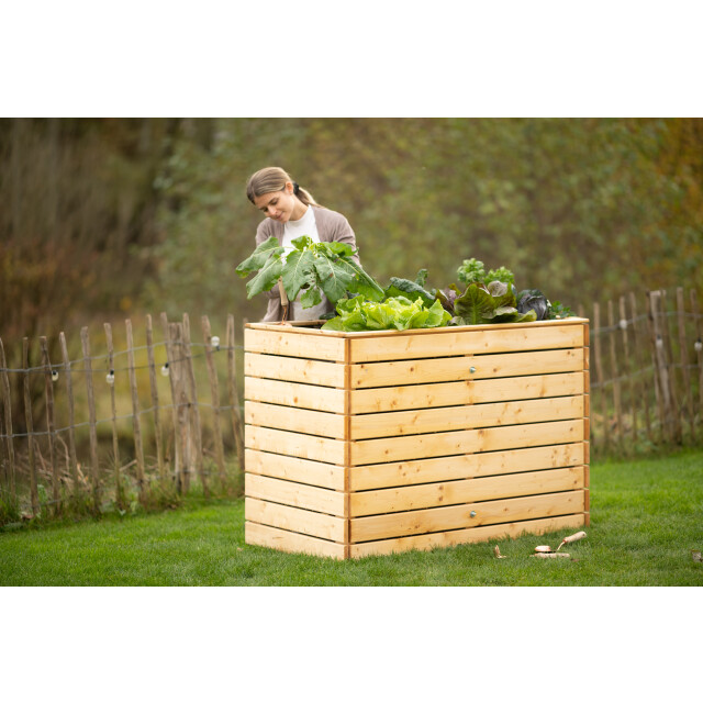 Westmann Houten verhoogde plantenbak moestuin asket l 130x70x90cm 3047645 large