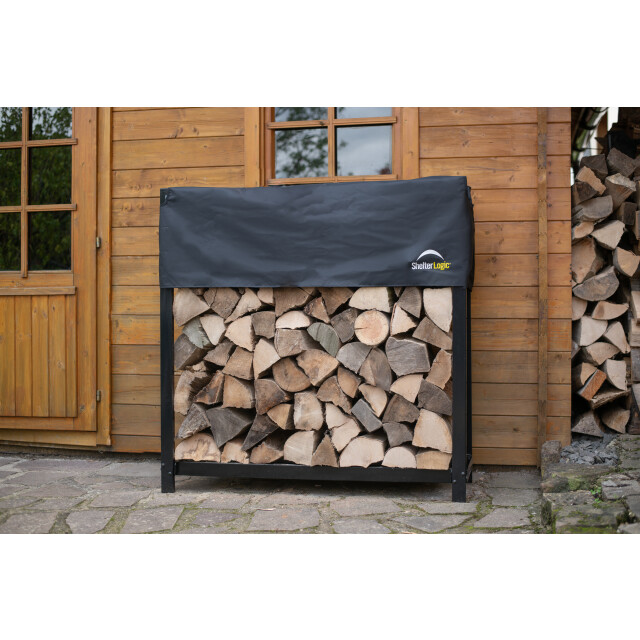 ShelterLogic Sl90380 houtopslagrek brandhoutrek met afdak 36x120x119 cm 3047863 large