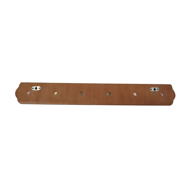 Boltze Klassieke kapstok met 6 keramieke haken 66x9x8 cm 3049037 large