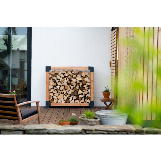 Westmann Haardhout houtopslag houtrek wmkr3010 brandhoutrek 40x138x120 cm 3047920 large