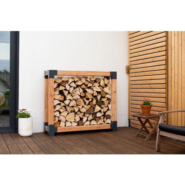 Westmann Haardhout houtopslag houtrek wmkr3010 brandhoutrek 40x138x120 cm 3047920 large