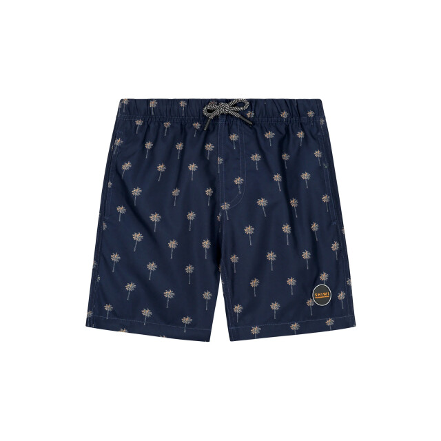 Shiwi Jongens zwembroek scratch palm donker navy 2441110222-604-K10 D large