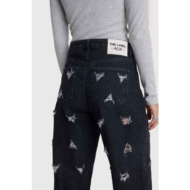 Alix The Label 2412113950 destroyed denim pants 2412113950 destroyed denim pants large