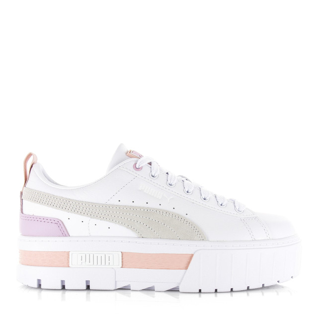 Puma Mayze lth wns | white rose quartz lage sneakers dames 381983 0043 large