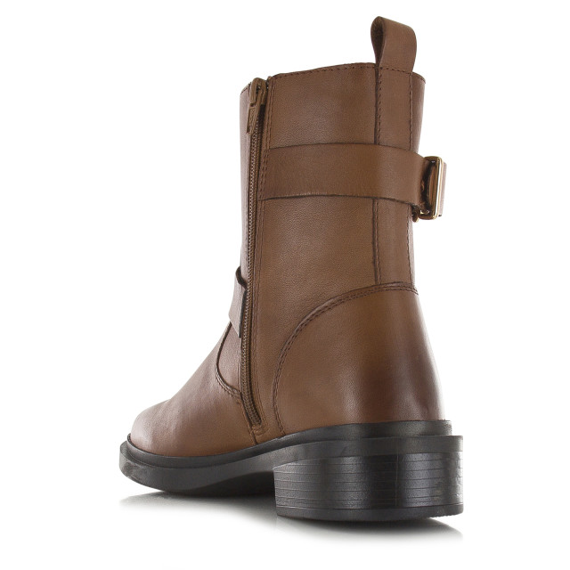 Poelman Leren boot met goudkleurige gespen biker boots dames LPTIRZA-14POE1 large