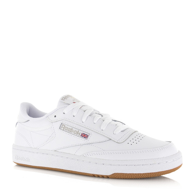 Reebok Club c 85 white/light grey/gum lage sneakers dames 100000016 large