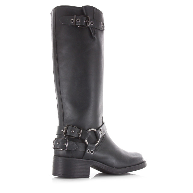 Poelman Hoge leren biker boots met rits cowboy laarzen dames LPMODULAR-38POE large