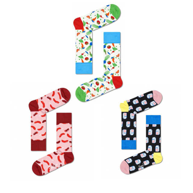 Happy Socks 3-pack foodie XFOD08-0200 3-Pa large