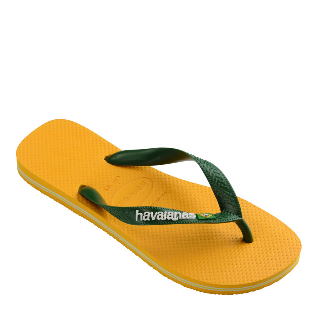 Havaianas brasil logo pop yellow teenslippers unisex 4110850 1740 large