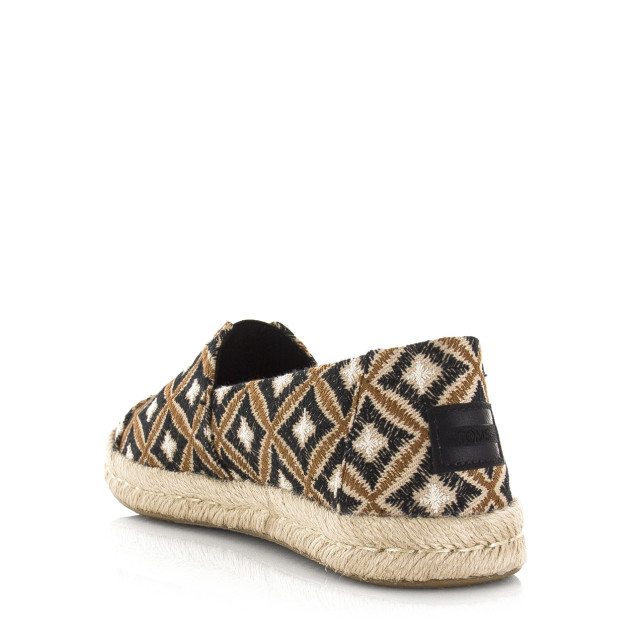 Toms alpargata rope 2.0 | geo black espadrilles dames 10020700 large