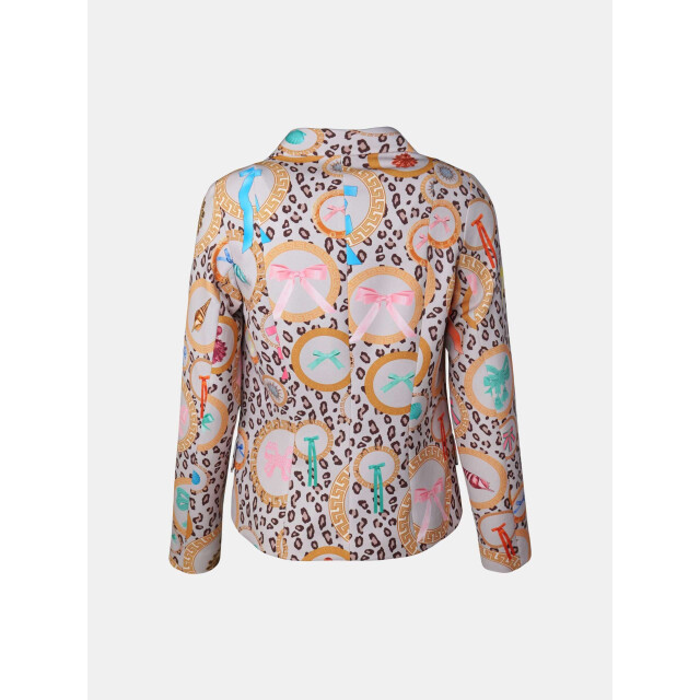 Mucho Gusto ® blazer lesbos luipaard rond barokprint MUCHO GUSTO® Blazer Lesbos Luipaard Rond Barokprint large