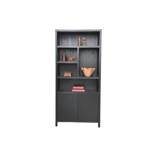 HSM Collection -wandkast met 5 vakken r-100x42x215--teak fineer 2922616 large