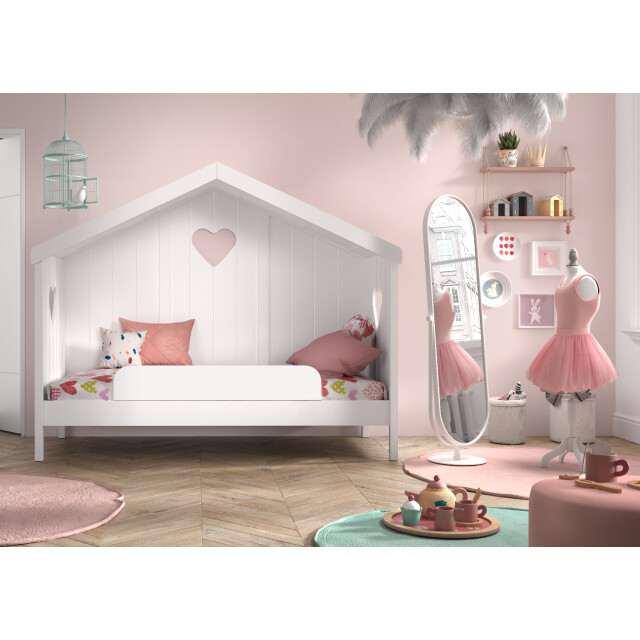 Lucevi amori 91 huisbed met rug 90 x 200 cm uitvalbeveiliging voor amori 3012191 large