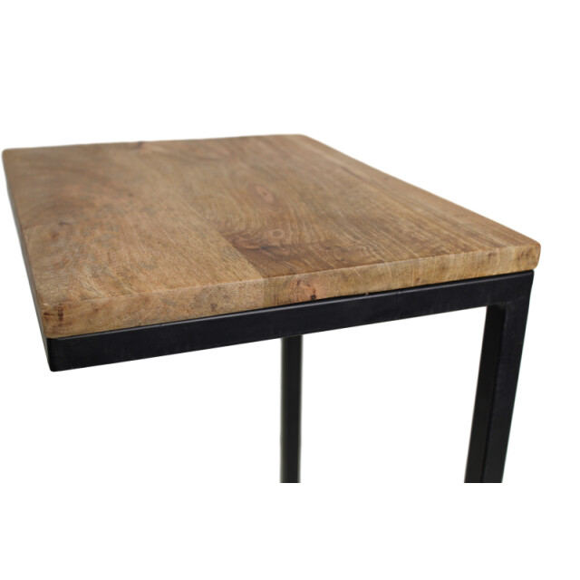 HSM Collection -bijzettafel read-38x30x65--mango/metaal 2923145 large