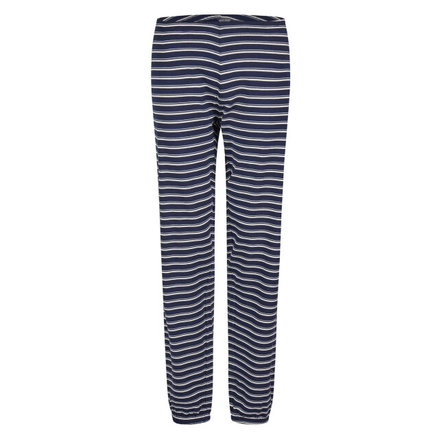 By Louise Dames pyjama set lang katoen lichtblauw BL-494-02 large