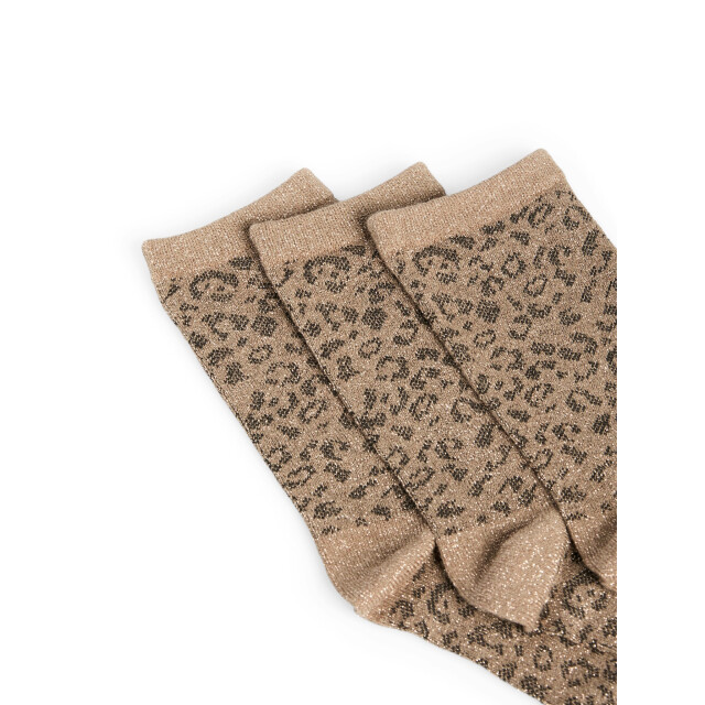 Pieces Dames sokken pcsebby glitter 3-pack beige 17155178 large