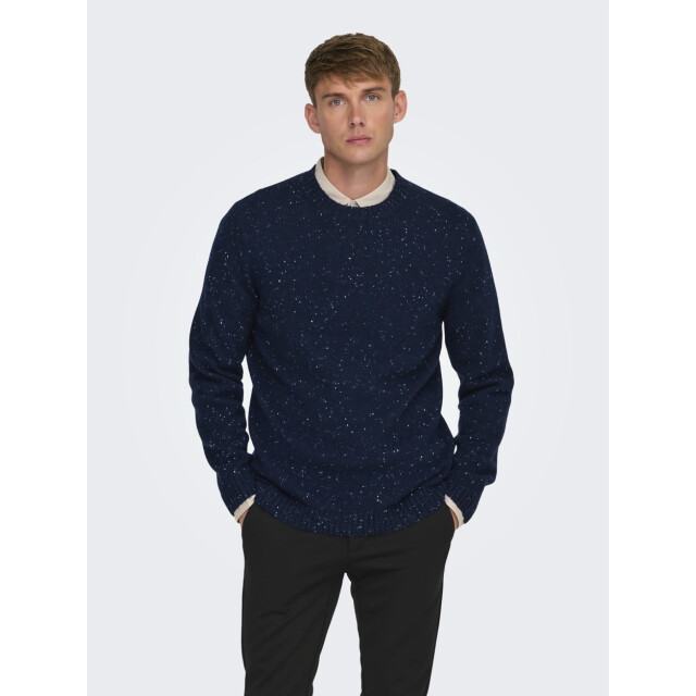 Only & Sons Onsricky reg 9 nap crew knit dessin 5219.39.0294 large