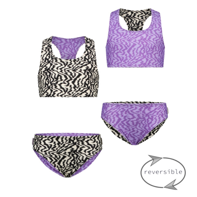 B.Nosy Meisjes reversibel bikini zebra banana Y202-5081-045 large