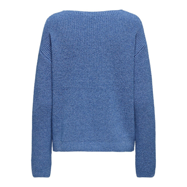 Jacqueline de Yong tala l/s v-neck pullover knt 15338974 sky diver 06712.212.0005 large