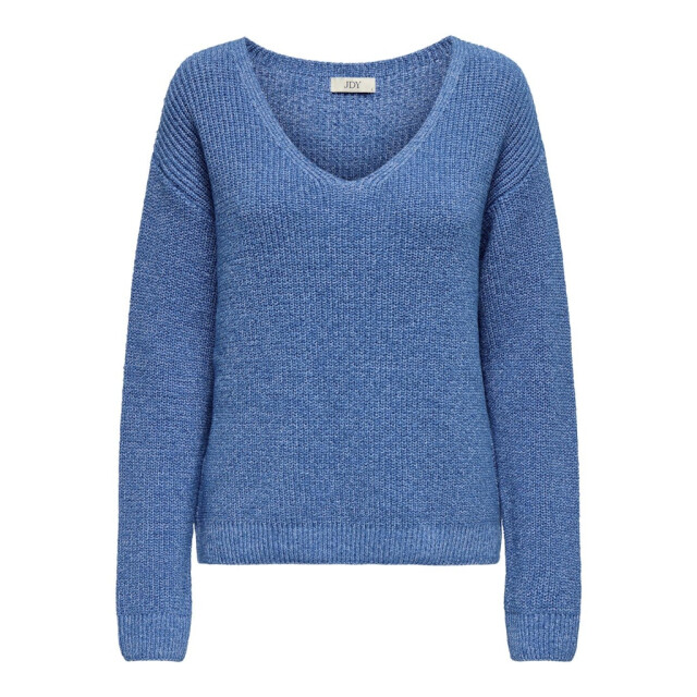 Jacqueline de Yong tala l/s v-neck pullover knt 15338974 sky diver 06712.212.0005 large