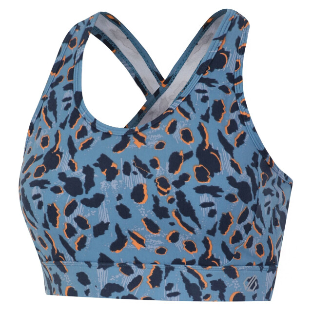 Dare2b Dames swift ii sportbeha met dierenprint UTRG10295_niagarablue large