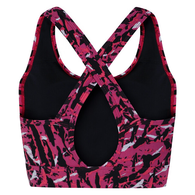 Dare2b Dames wave zebraprint sportbeha UTRG10788_neonpink large