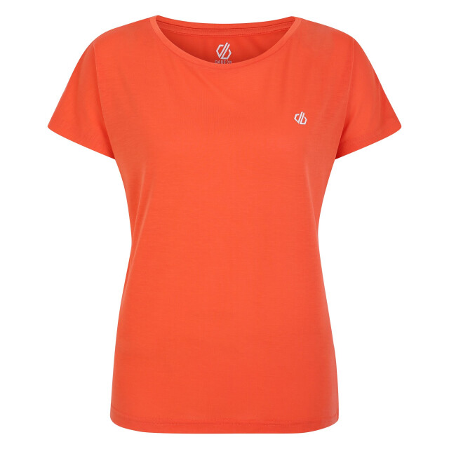 Dare2b Dames persisting marl lichtgewicht t-shirt UTRG8654_satsumaorange large