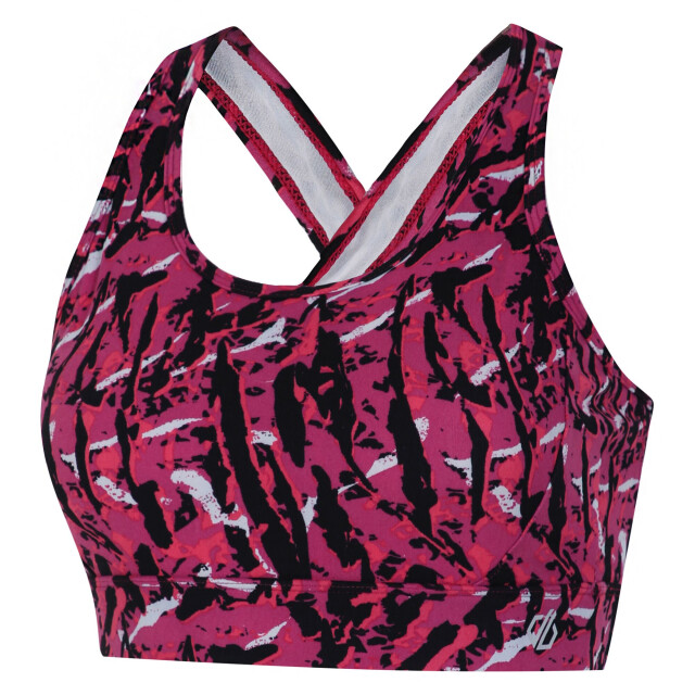 Dare2b Dames wave zebraprint sportbeha UTRG10788_neonpink large