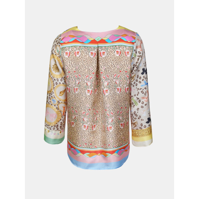 Mucho Gusto ® blouse roma luipaard barok met gratis sjaal MUCHO GUSTO® Blouse Roma Luipaard Barok Met Gratis Sjaal large
