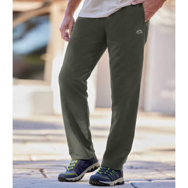 Atlas For Men Heren microvezel elastische taille joggingbroek UTAF1967_khakibrown large