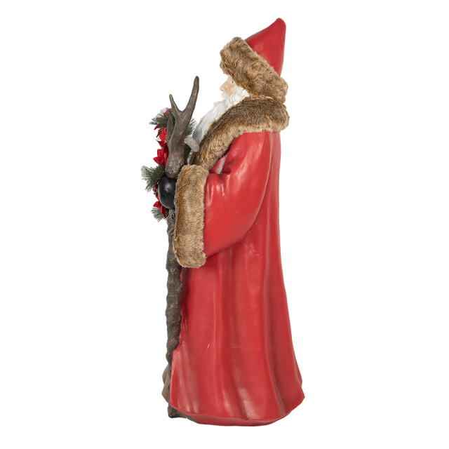 Clayre & Eef Kerstdecoratie met led-verlichting kerstman 65x49x122 cm 3040125 large
