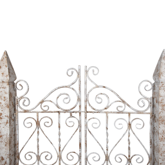 Clayre & Eef Tuinpoort 163x40x157 cm bruin ijzer 2920282 large