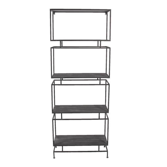 Clayre & Eef Wandrek 61x23x160 cm metaal muurrek 1925034 large