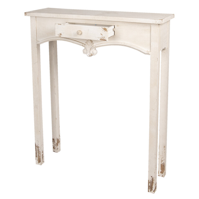 Clayre & Eef Sidetable 89x28x106 cm hout rechthoek wandtafel 1148758 large