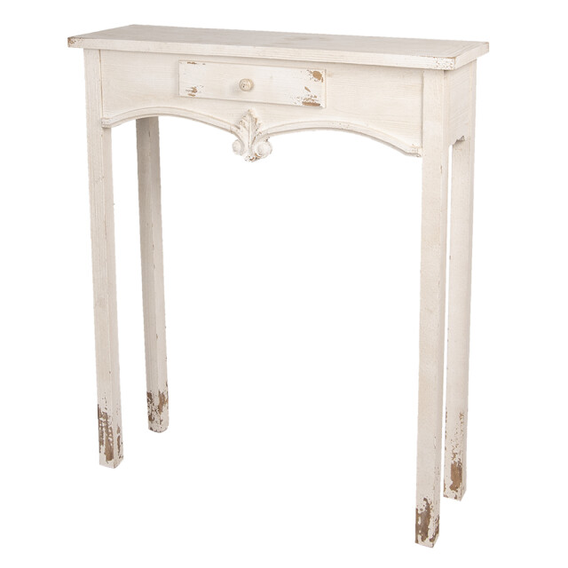 Clayre & Eef Sidetable 89x28x106 cm hout rechthoek wandtafel 1148758 large