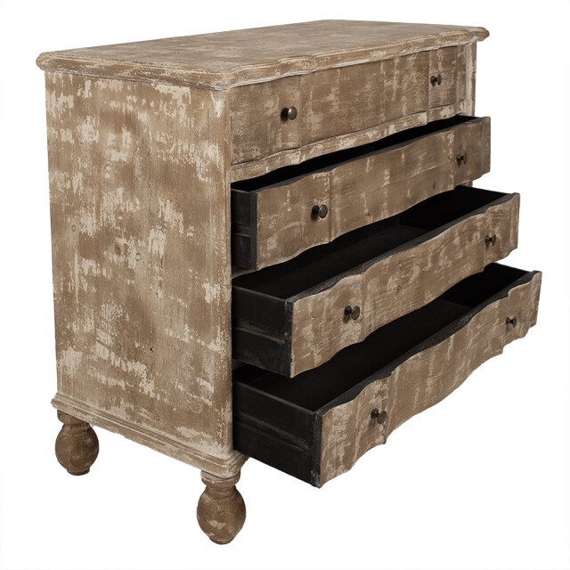 Clayre & Eef Dressoir 100x45x85 cm hout ladekast 2652435 large