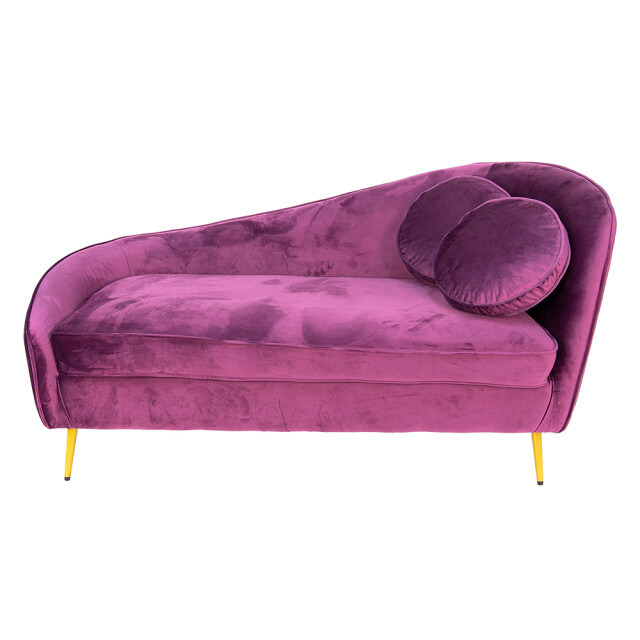 Clayre & Eef Loungebank 2-zits 2-zits hout textiel zitbank 2047507 large