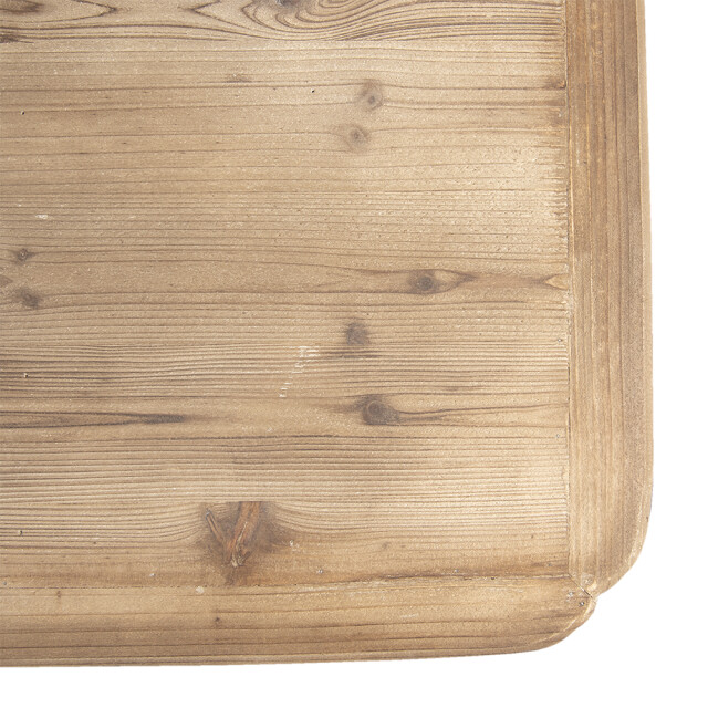 Clayre & Eef Sidetable 157x40x86 cm beige hout rechthoek wandtafel 1210838 large