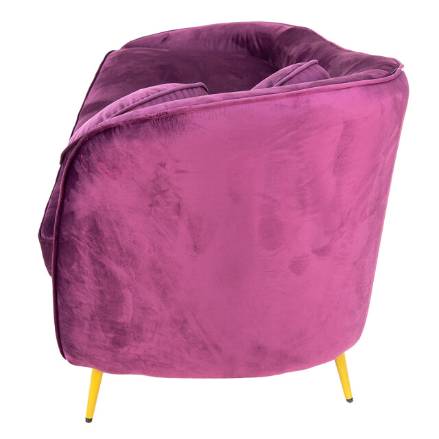 Clayre & Eef Loungebank 2-zits 2-zits hout textiel zitbank 2047507 large