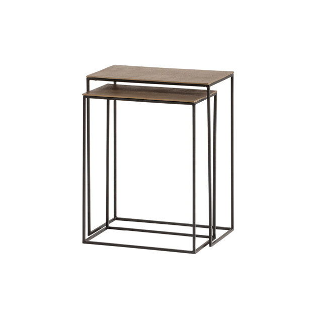 Nijwie Bahrein wandtafel set van 2, brass antique 2882205 large