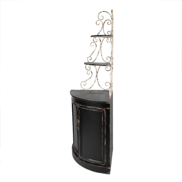 Clayre & Eef Wandkast 78x55x181 cm hout ijzer opbergkast 2425345 large