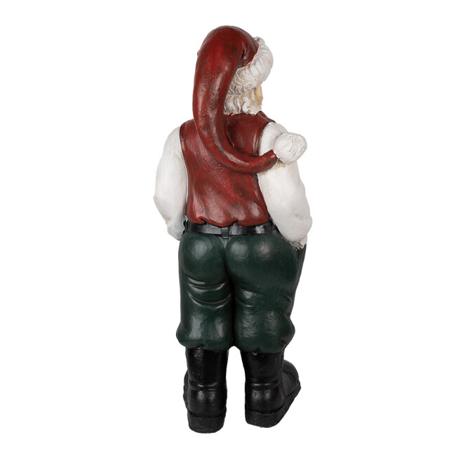 Clayre & Eef Beeld kerstman 26x25x51 cm polyresin kerstdecoratie 2584612 large