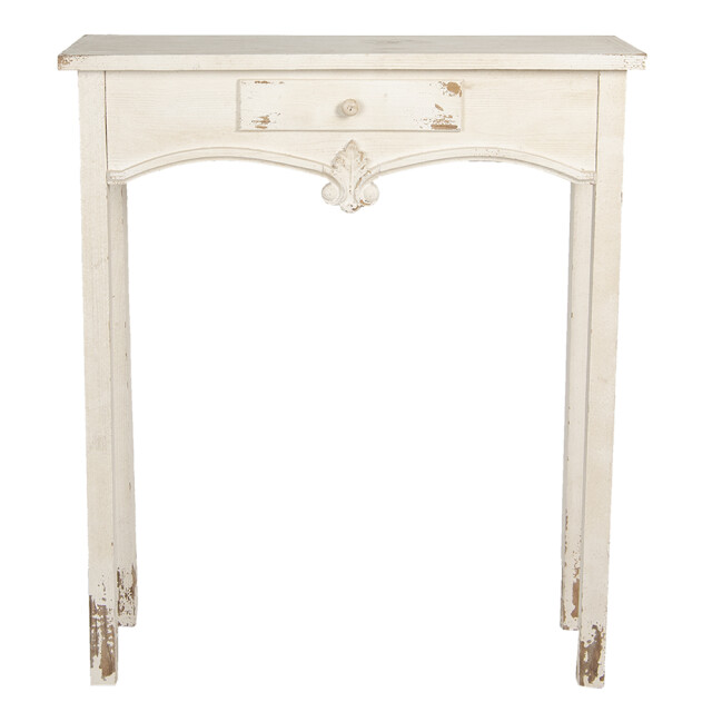 Clayre & Eef Sidetable 89x28x106 cm hout rechthoek wandtafel 1148758 large