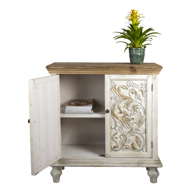 Clayre & Eef Dressoir 91x38x100 cm bruin hout wandkast 1449900 large