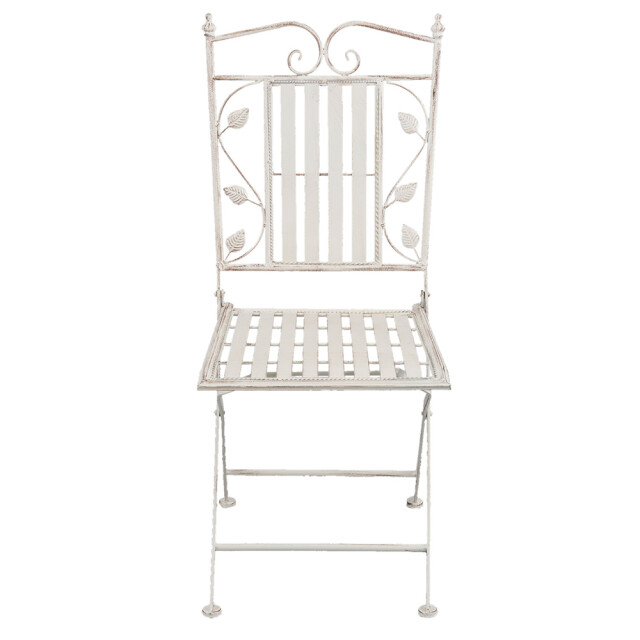 Clayre & Eef Bistroset bistrotafel bistrostoel 3-delig Ø 70x77 cm ijzer 1088904 large
